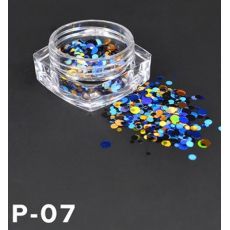 Mix barev kruhy,P-07