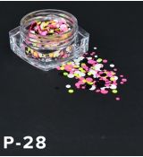 Mix barev kruhy,P-28