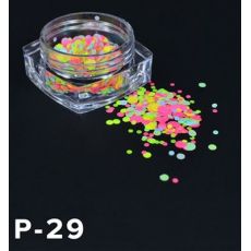 Mix barev kruhy,P-29