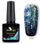 Vena Lisa, peacock gel lak, v725