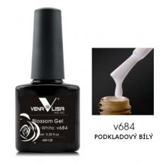 Vena Lisa, blossom gel lak, v684 base white