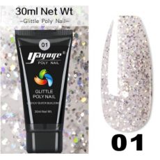 YAYOGE poly gel glitter,30 ml-01