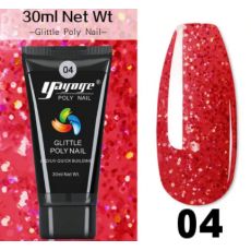 YAYOGE poly gel glitter,30 ml-04