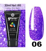 YAYOGE poly gel glitter,30 ml-06