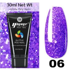 YAYOGE poly gel glitter,30 ml-06