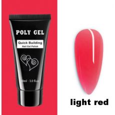 Nailtec poly gel,30 ml-light red