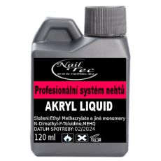 Nailtec akryl liquid,120 ml-šedivý