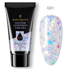 Born Pretty poly gel glitter,30 ml-BP-G01