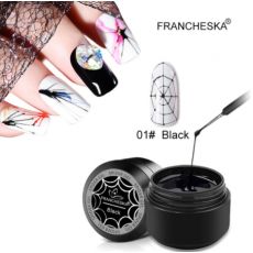 Francheska,spider uv gel,8g-BLACK