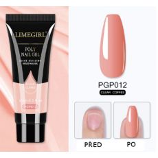 Limegirl barevný polygel,15 ml-clear coffee