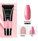 Limegirl barevný polygel,15 ml- soft pink