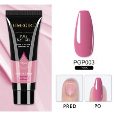 Limegirl barevný polygel,15 ml- pink