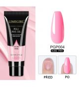 Limegirl barevný polygel,15 ml- nude pink