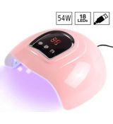 LED lampa,růžová,velký display - 54W