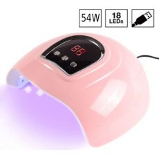 LED lampa,růžová,velký display - 54W