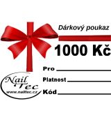 Nailtec,dárkový poukaz za 1000 Kč