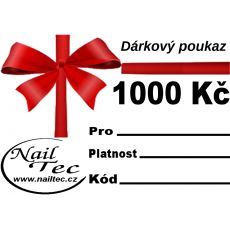 Nailtec,dárkový poukaz za 1000 Kč