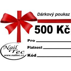 Nailtec,dárkový poukaz za 500 Kč