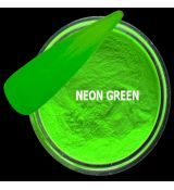 2 v 1, DIPPING A AKRYL NEON BAREVNÝ PUDR, NEON GREEN,10 g
