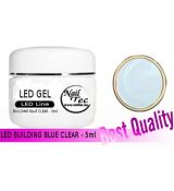Nailtec PROFI LED BUILDING BLUE CLEAR gel,5 ml-DOPRODEJ