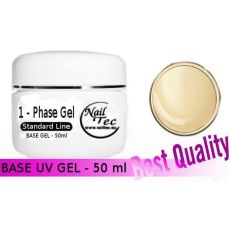 Nailtec PROFI BASE UV gel,Standard Line,50 ml-žlutý,DOPRODEJ