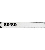 Bílý pilník 80/80 s čísly