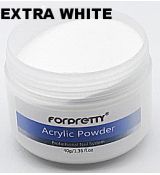 FORPRETTY,akryl pudr,40g-EXTRA WHITE/WHITE