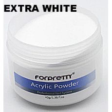 FORPRETTY,akryl pudr,40g-EXTRA WHITE/WHITE