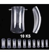 Formičky DUAL FORMS rovné s mřížkou-10 ks