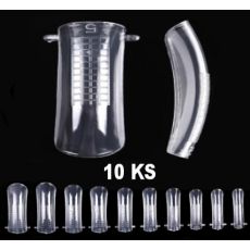 Formičky DUAL FORMS rovné s mřížkou-10 ks