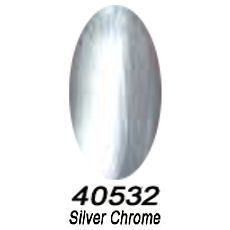 CND barevný shellack,40532-Silver chrome