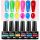 Mtssii průhledně barevný gel lak,7 ml - DC49 ZELENÝ