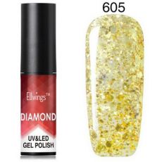 Ellwings Diamond,gellak s velkými třpytkami,605