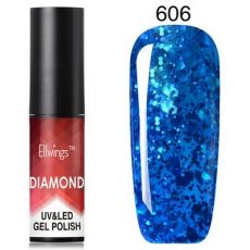 Ellwings Diamond,gellak s velkými třpytkami,606