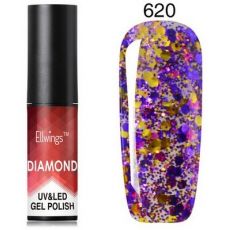 Ellwings Diamond,gellak s velkými třpytkami,620